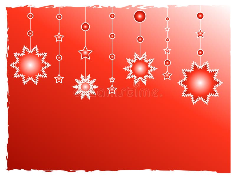 Le rouge stars la décoration illustration libre de droits Le rouge stars la décoration illustration libre de droits