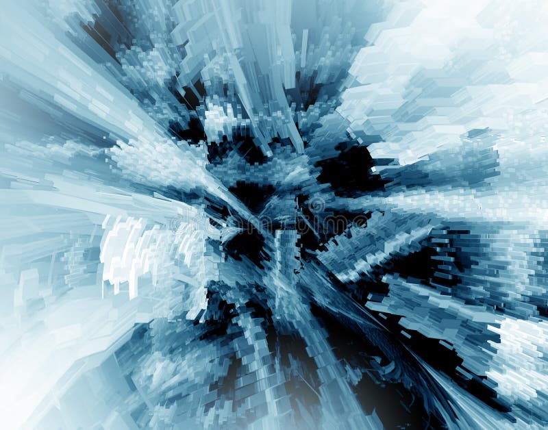 Le résumé 3d a rendu le fond d'illustration illustration stock