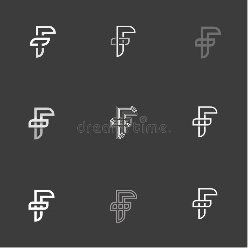 Le résumé héraldique marque avec des lettres l'illustration illustration libre de droits Le résumé héraldique marque avec des lettres l'illustration illustration libre de droits