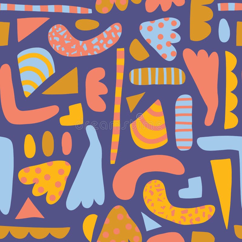 Le résumé moderne forme le modèle du vecteur des enfants sans couture roses d'or bleu Fond contemporain simple d'éléments illustration libre de droits Le résumé moderne forme le modèle du vecteur des enfants sans couture roses d'or bleu Fond contemporain simple d'éléments illustration libre de droits