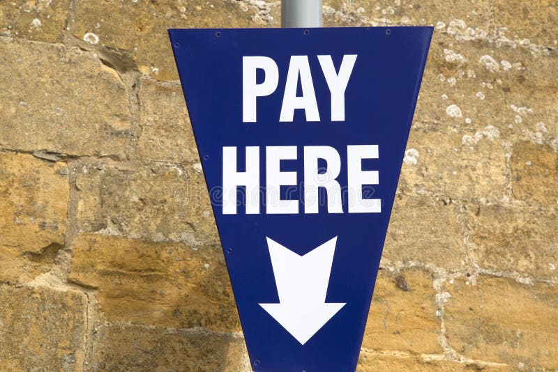 Le salaire ici signent photos libres de droits Le salaire ici signent photos libres de droits