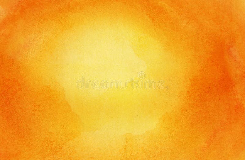 Le soleil orange lumineux abstrait, fond d'aquarelle, peint sur le papier d'aquarelle photos stock Le soleil orange lumineux abstrait, fond d'aquarelle, peint sur le papier d'aquarelle photos stock