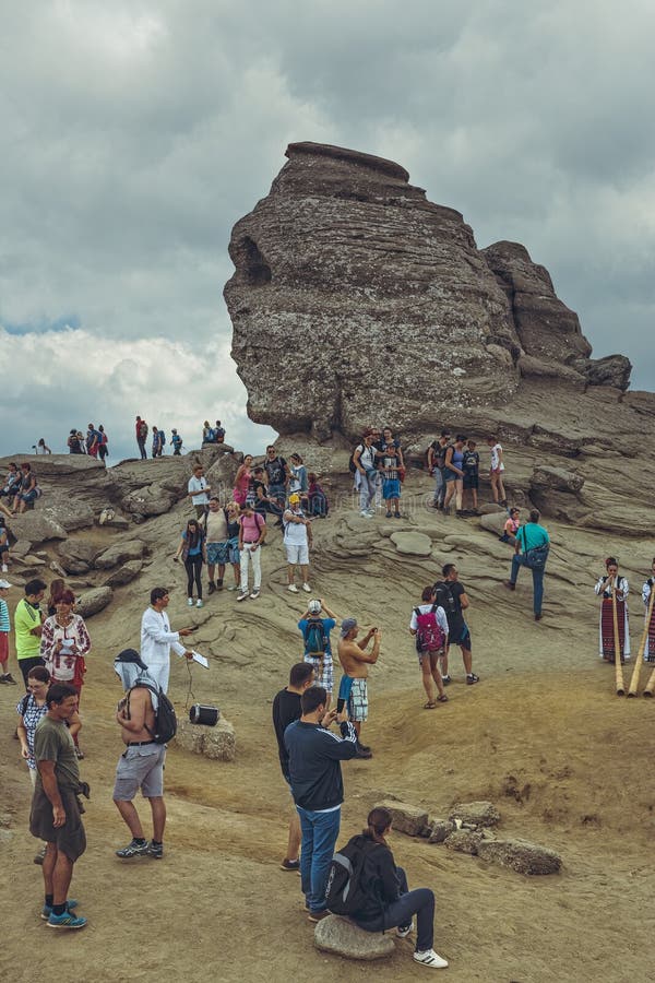 Le sphinx, montagnes de Bucegi, Roumanie photographie stock Le sphinx, montagnes de Bucegi, Roumanie photographie stock
