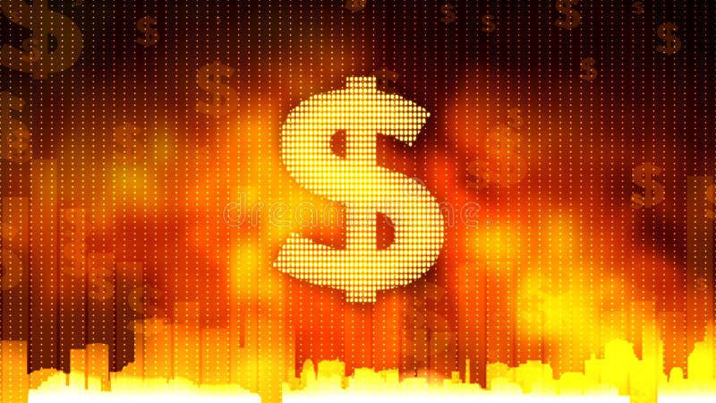 Le symbole dollar sur le fond ardent, argent ordonne le monde, adoption de budget, finances photographie stock libre de droits Le symbole dollar sur le fond ardent, argent ordonne le monde, adoption de budget, finances photographie stock libre de droits