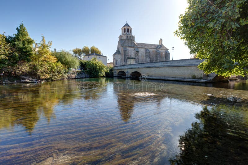 `Le Thor` and the River of the Sorgue - Vaucluse - France Stock Image ...