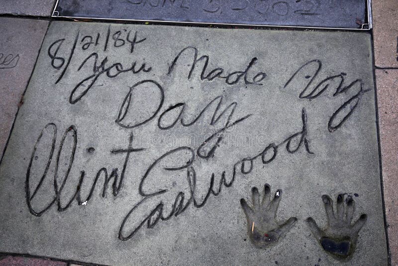 Le théâtre chinois de Grauman, Hollywood, Los Angeles, Etats-Unis photographie stock Le théâtre chinois de Grauman, Hollywood, Los Angeles, Etats-Unis photographie stock