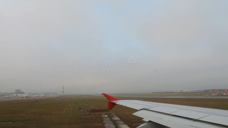 Le trafic plat à l'aéroport Sheremetyevo, Moscou