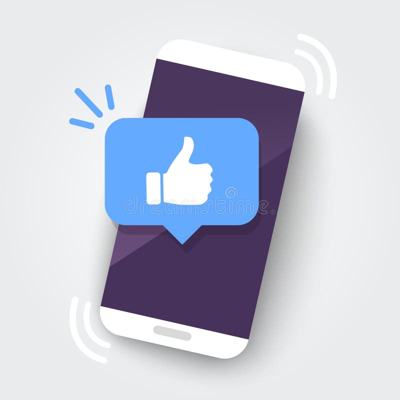 Le vecteur aime l'icône d'avis partant sur le smartphone, pouces vers le haut de conception de symbole, site Web, logo, applicati illustration de vecteur Le vecteur aime l'icône d'avis partant sur le smartphone, pouces vers le haut de conception de symbole, site Web, logo, applicati illustration de vecteur