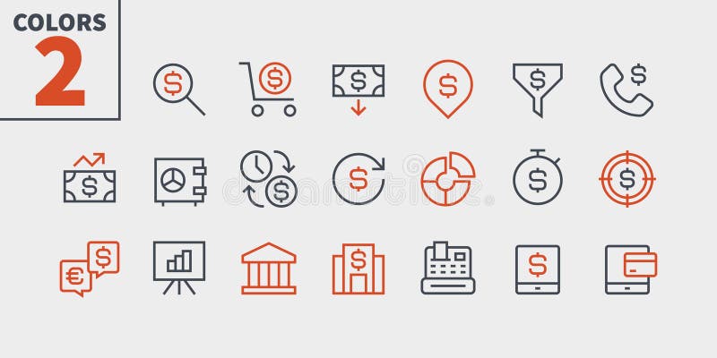 Financial Pixel Perfect Well-crafted Vector Thin Line Icons 48x48 Ready for 24x24 Grid for Web Graphics and Apps with Editable Stroke. Simple Minimal Pictogram Part 1. Financial Pixel Perfect Well-crafted Vector Thin Line Icons 48x48 Ready for 24x24 Grid for Web Graphics and Apps with Editable Stroke. Simple Minimal Pictogram Part 1