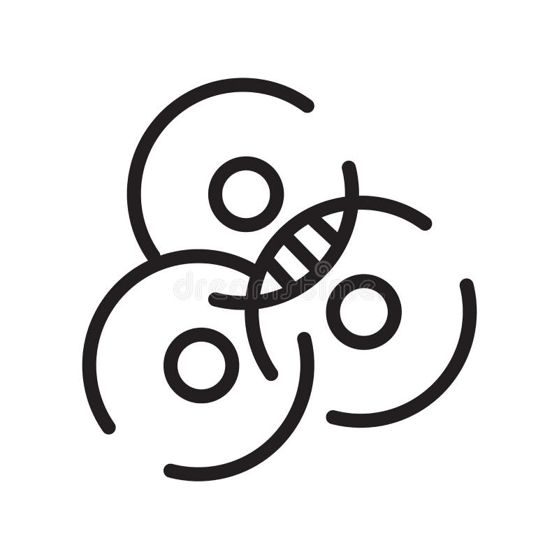 Le vecteur d'icône de cellules d'isolement sur le fond blanc, cellules signent, rayent le symbole ou la conception linéaire d'élé illustration de vecteur Le vecteur d'icône de cellules d'isolement sur le fond blanc, cellules signent, rayent le symbole ou la conception linéaire d'élé illustration de vecteur