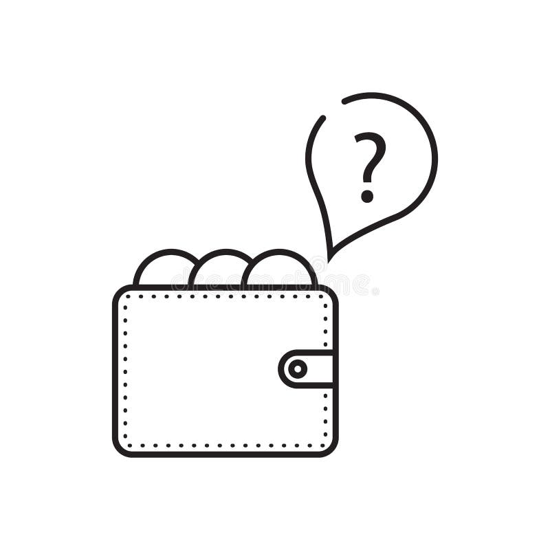 Le vecteur d'icône de portefeuille et d'argent du dollar conçoivent l'illustration illustration stock Le vecteur d'icône de portefeuille et d'argent du dollar conçoivent l'illustration illustration stock