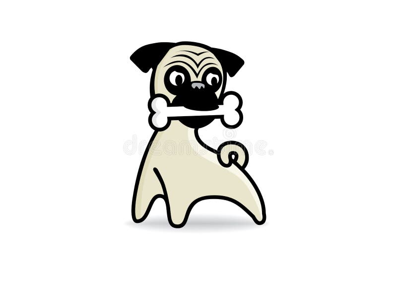 Le vecteur de chien de roquet illustration libre de droits Le vecteur de chien de roquet illustration libre de droits