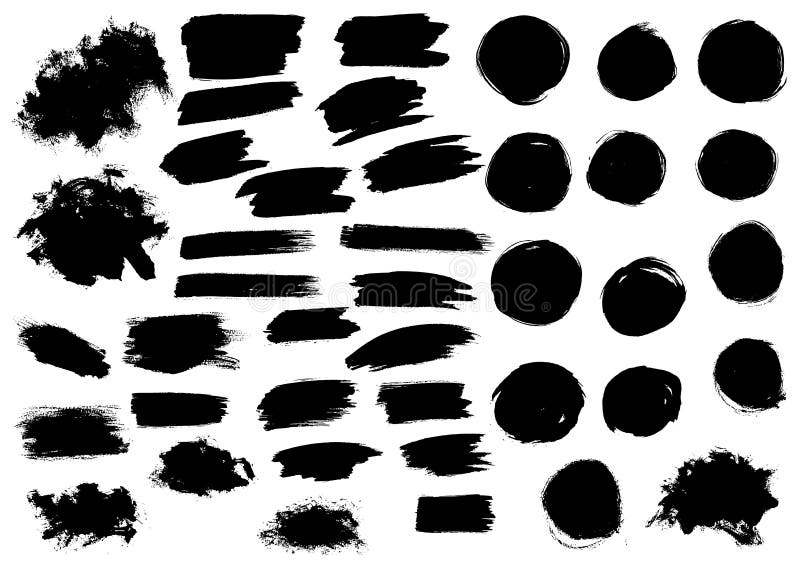 Le vecteur noir de marqueur de peinture d'aquarelle frotte des gouttes illustration de vecteur Le vecteur noir de marqueur de peinture d'aquarelle frotte des gouttes illustration de vecteur