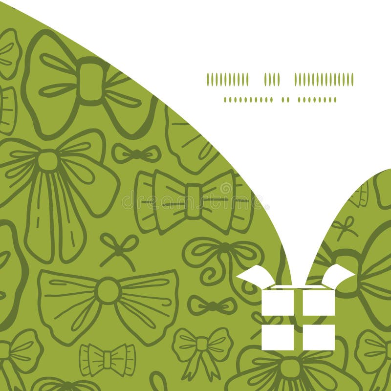 Le vert de vecteur cintre la silhouette de boîte-cadeau de Noël illustration de vecteur Le vert de vecteur cintre la silhouette de boîte-cadeau de Noël illustration de vecteur