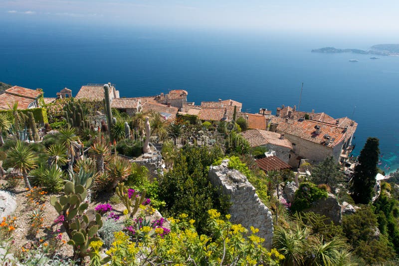 Le village d'Eze images stock Le village d'Eze images stock