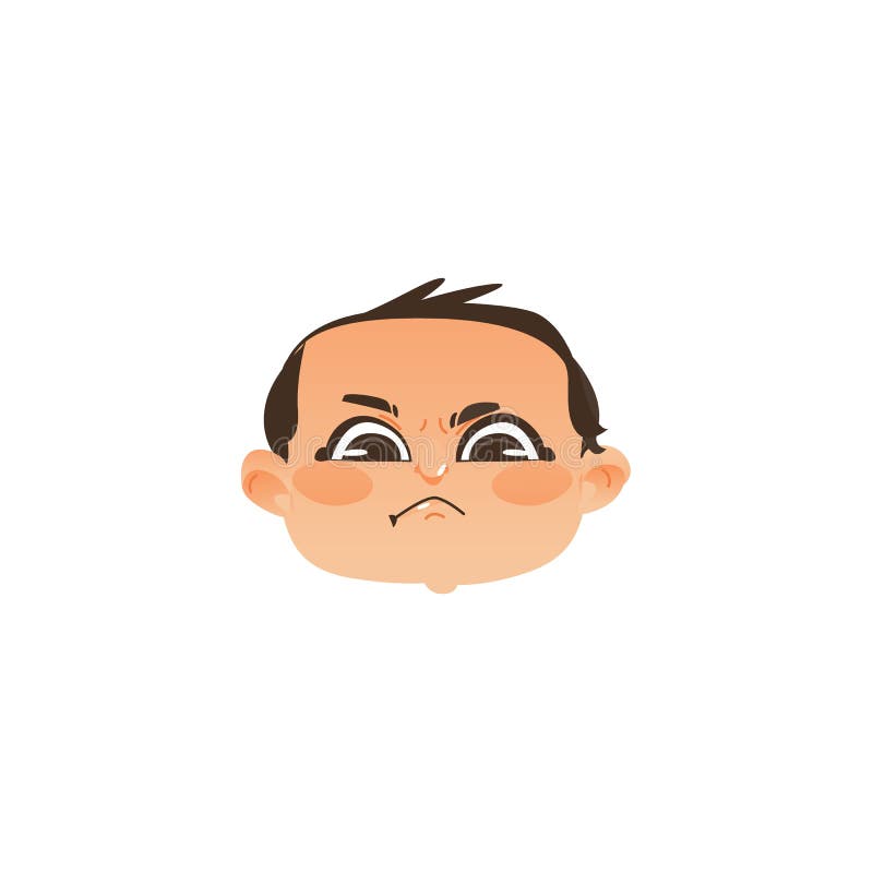 Icone Principale De Bebe Fachee Expression Mefiante De Visage Illustration De Vecteur Illustration Du Noir Comprime Icone Principale De Bebe Fachee Expression Mefiante De Visage Illustration De Vecteur Illustration Du Noir Comprime