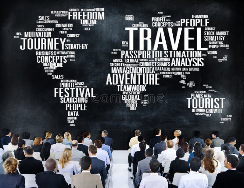 Le voyage explorent le concept global d'aventure de voyage de destination
