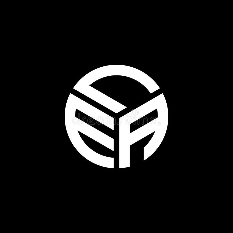 Lea Letter Logo Design On Black Background Lea Creative Initials