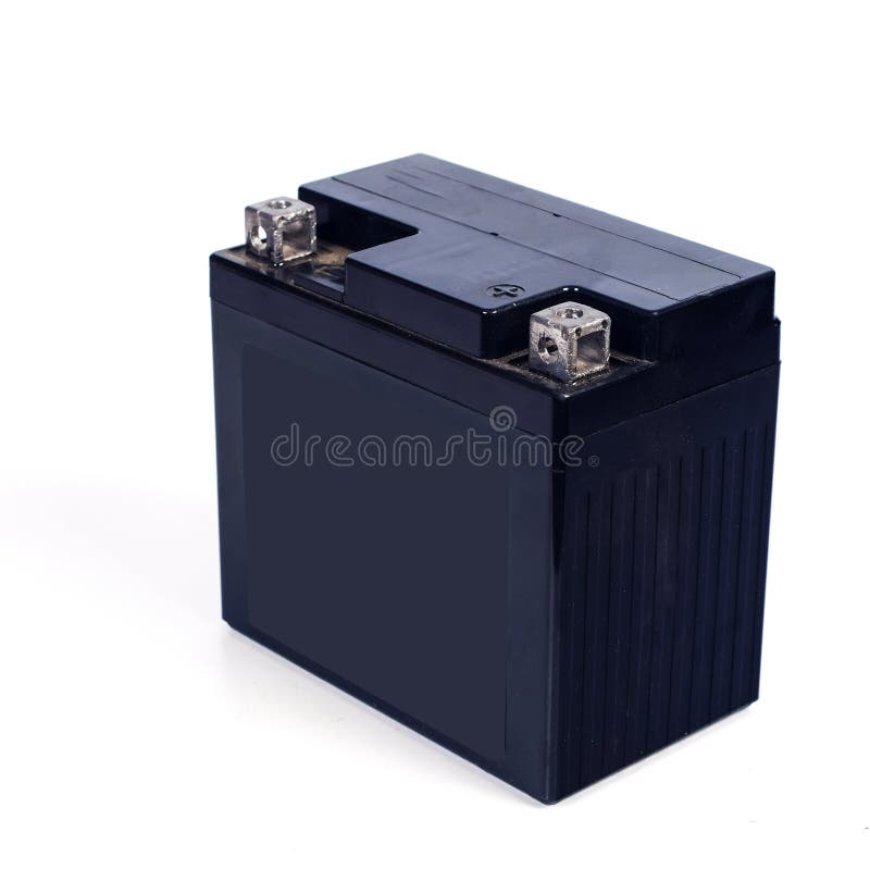 Lead Acid Battery for a Car on a White Stock Image Image of service, maintenance 150376169