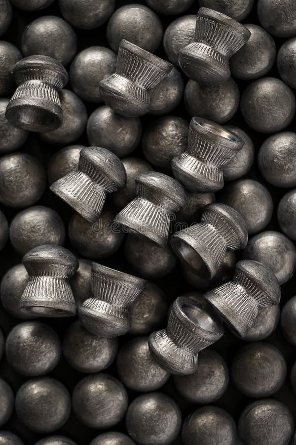 Lead airgun pellets stock photo. Image of bullet, conflict 199584602
