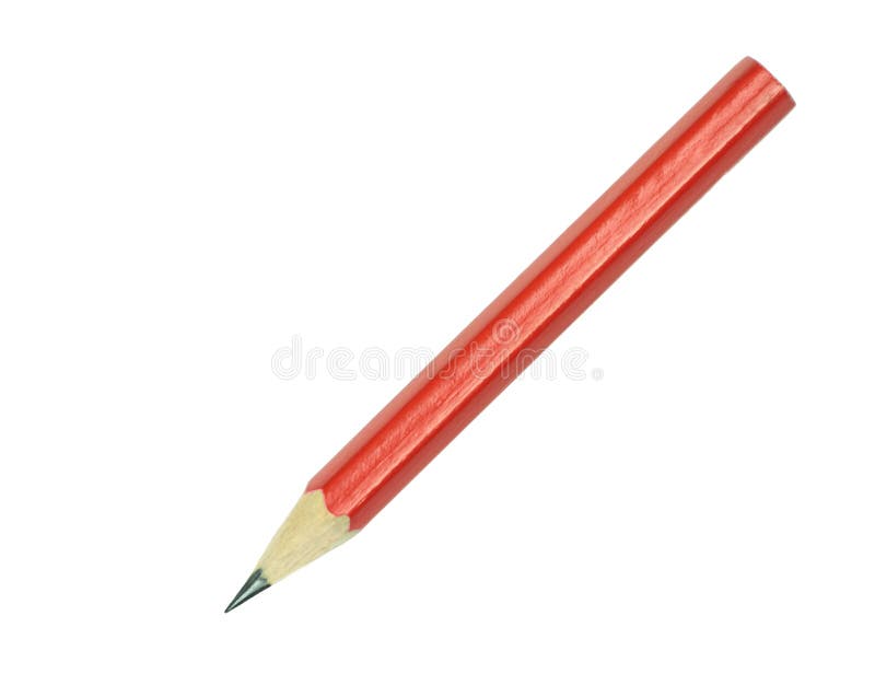 Lead pencil isolated on white background