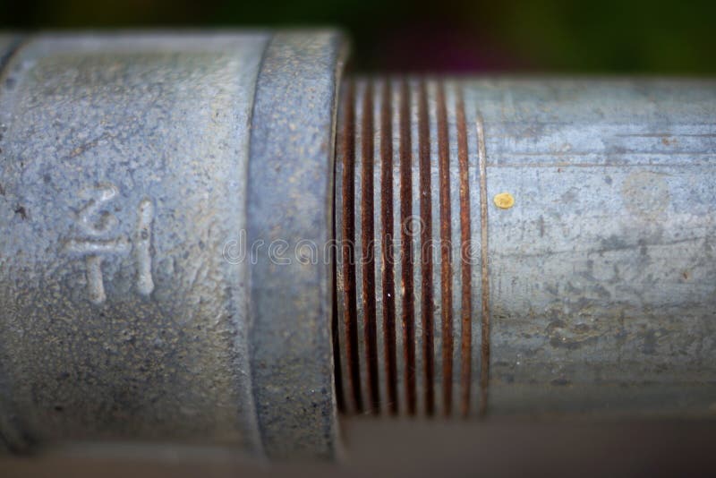 Lead pipe royalty free stock photos