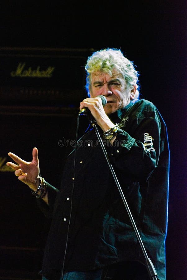 Lead Vocalist Dan Mccafferty, Rock Band Nazareth Editorial Image