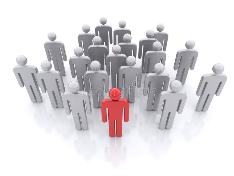 Leader vector illustration