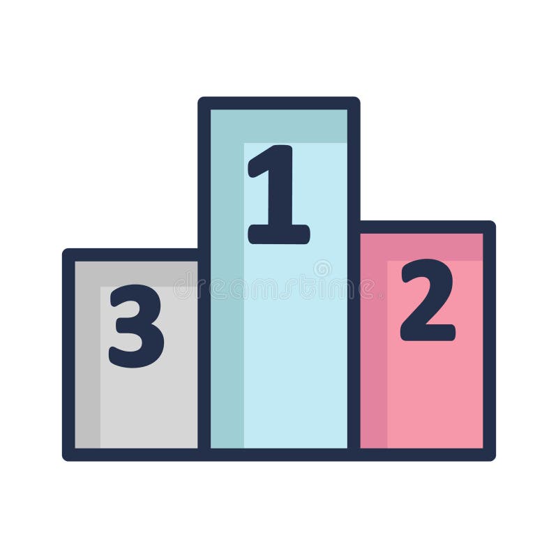 Leaderboards Vector icon which can easily modify or edit