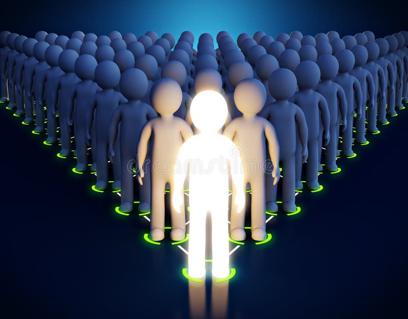 Leadership royalty free illustration