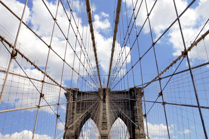 Il Ponte di Brooklyn è un cavo ibrido-ha soggiornato / ponte sospeso a New York City ed è uno dei più antichi della carreggiata ponti, negli Stati Uniti.