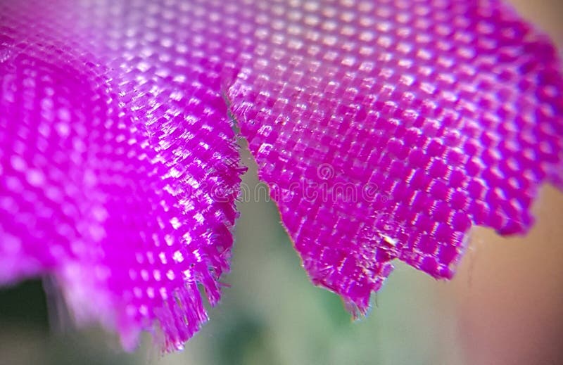 Leaf Petals Done with Plastic Seen Extremely Close Show a Pattern Stock
