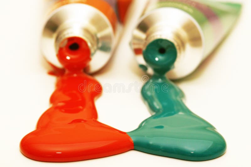 Leaking Paint stock photo. Image of canvas, shiny, artist 891326