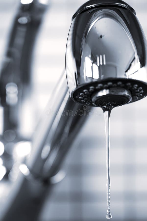 Leaky kitchen faucet stock image. Image of fashionable 14668903