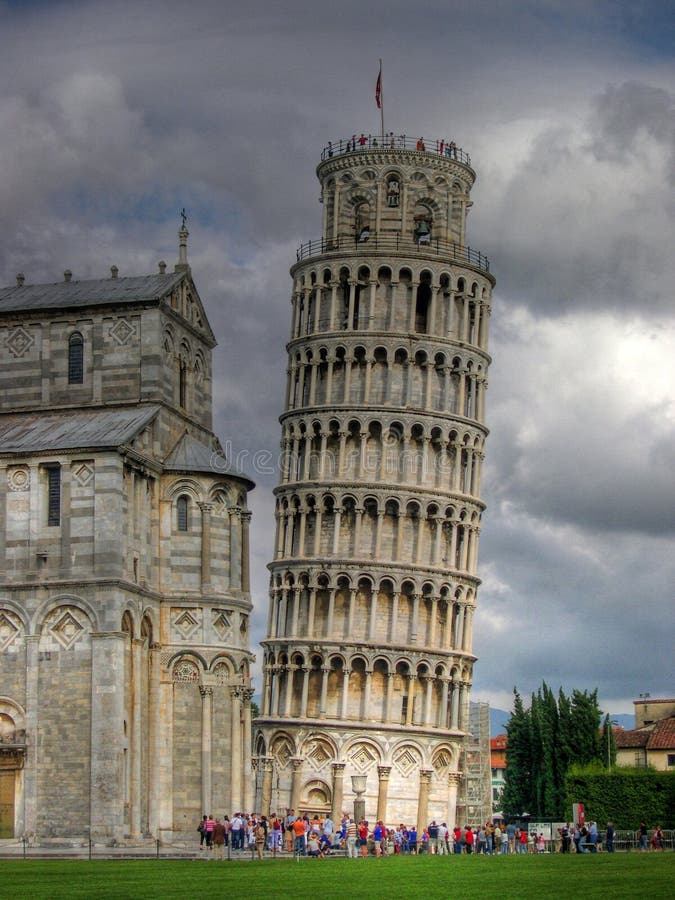 Leaning tower of Pisa stock image. Image of tower, italy - 5400169