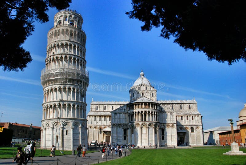 Leaning Tower of Pisa Italy royalty free stock photo Leaning Tower of Pisa Italy royalty free stock photo