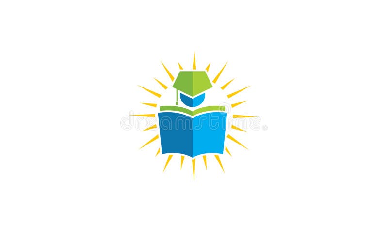 Learn the student book logo vector icon stock illustration Learn the student book logo vector icon stock illustration