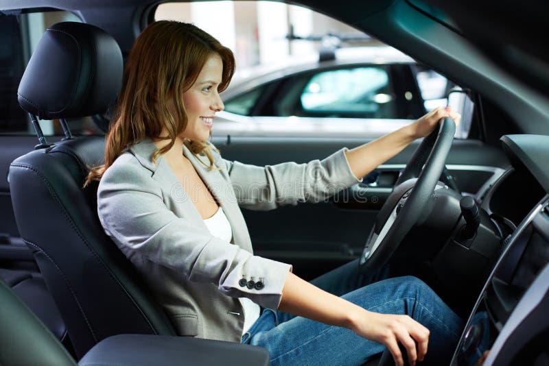 Learning to drive royalty free stock images Learning to drive royalty free stock images