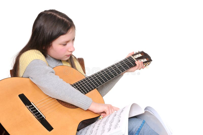 Learning to play guitar