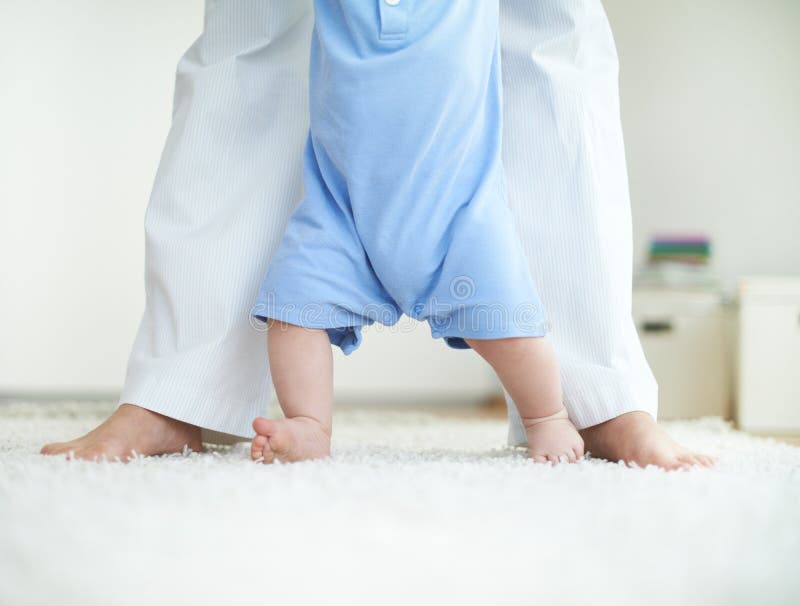 Learning to walk royalty free stock photos Learning to walk royalty free stock photos