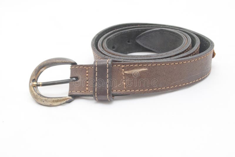 Leather belt