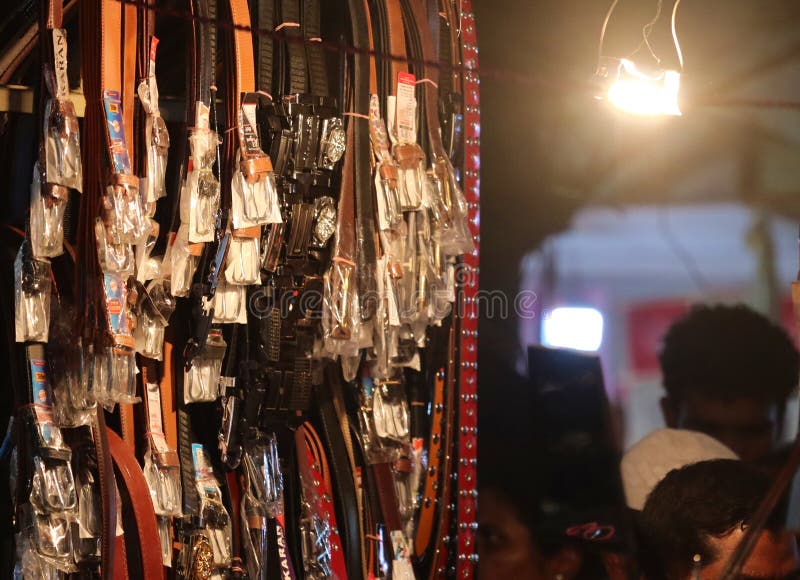 Leather Belts Sold In The Busy Streets Of Hyderabad Charminar India leather-belts-sold-in-the-busy-streets-of-hyderabad-charminar-india