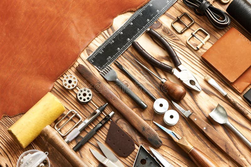 Leather crafting tools Stock Photo by ©haveseen 100551028