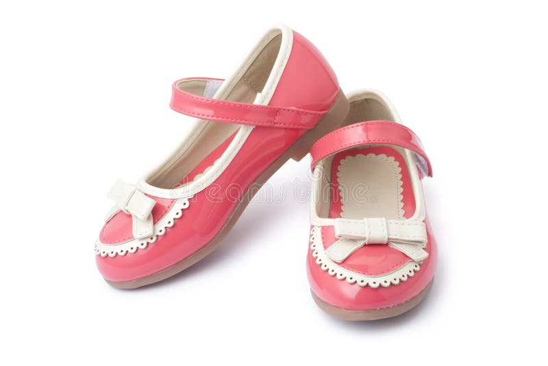 Pink shoes for baby stock photo. Image of color, flower - 5297108