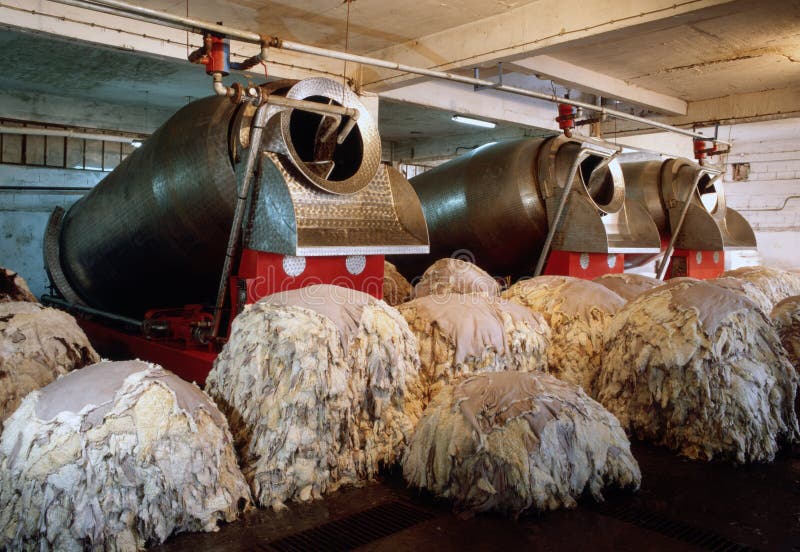 Leather Industry stock image. Image of tannery, shade 19938779
