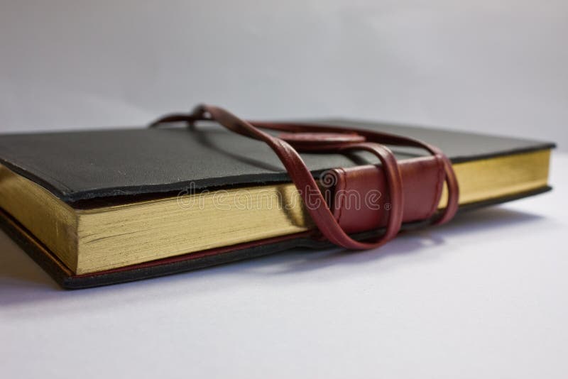 Leather Notebook royalty free stock photo