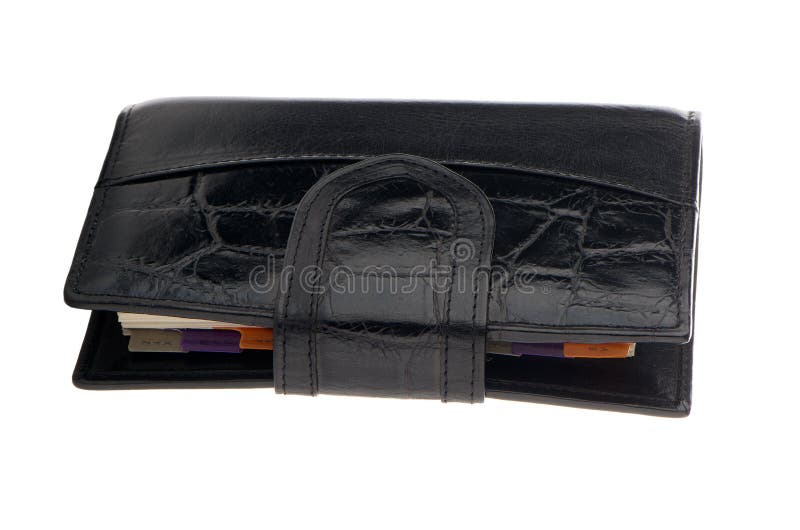 Leather notebook stock photos