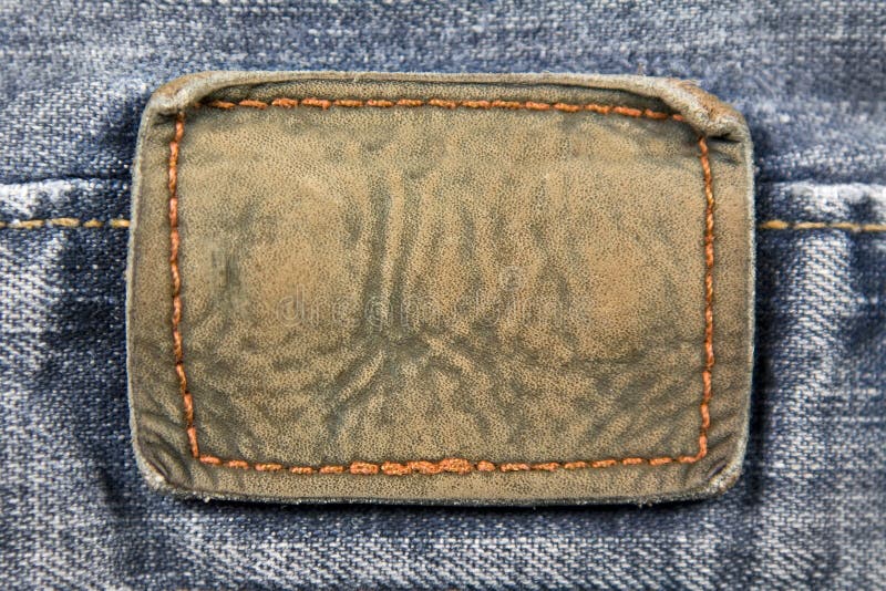Leather patch background