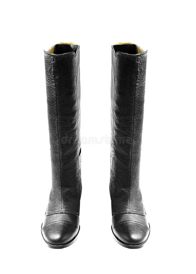 Leather rubber boots stock image. Image of farming, boots 60888725