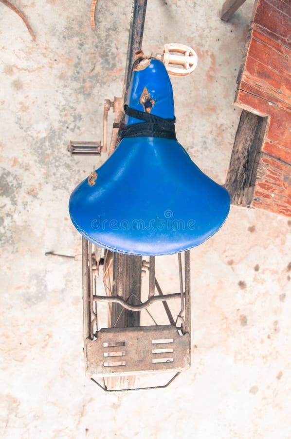 Leather Seat Old Bicycles Stock Photos Free & RoyaltyFree Stock